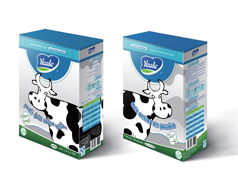 伊利集团纯奶产品包装设计
